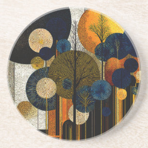 Midnight Forest on the Planet Mercury #1 Coaster