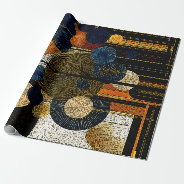 Midnight Forest on the Planet Mercury #1      Wrapping Paper (Unrolled)