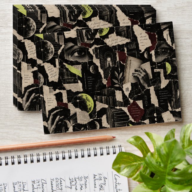 Midnight Fragments – Gothic Editorial Pattern Envelope (Stacked)