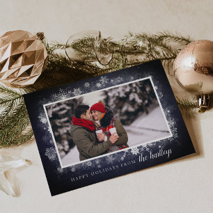 Midnight Frost   Holiday Photo Card