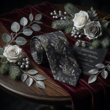 Midnight Frost Pine Elegance