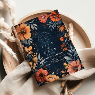 Midnight Garden Baroque Wedding Save The Date