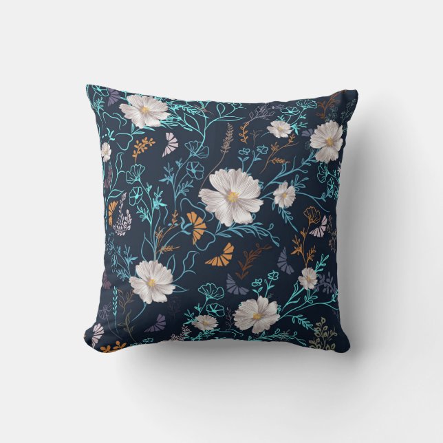 Midnight Garden Cushion (Front)