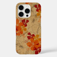 Midnight Garden Hawaiian Faux Wood Red