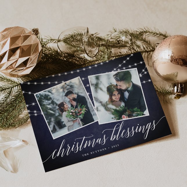 Midnight Garland | Holiday Photo Card (Creator Uploaded)