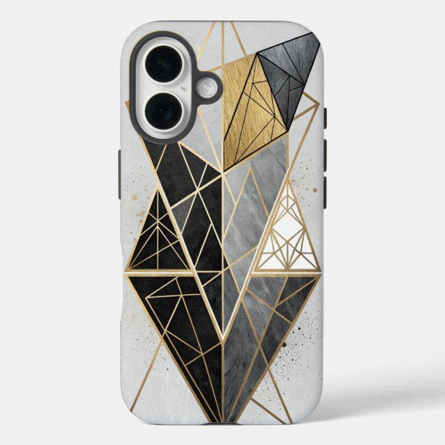 Midnight Geometry Case-Mate iPhone Case (Back)