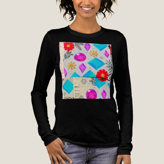 Midnight Glow | Light Series by JoyCrys Studio Tri-Blend Shirt (Front)