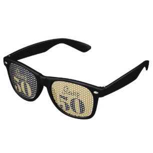 Midnight Gold Milestone Retro Sunglasses