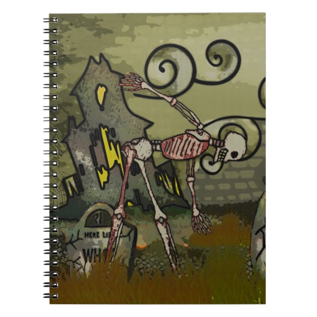 Midnight Graveyard Whimsical JOURNAL (Front)