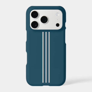 Midnight Green and Silver iPhone 17 Case