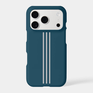 Midnight Green and Silver iPhone 17 Case