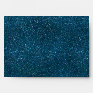 Midnight Green Glitter Envelope