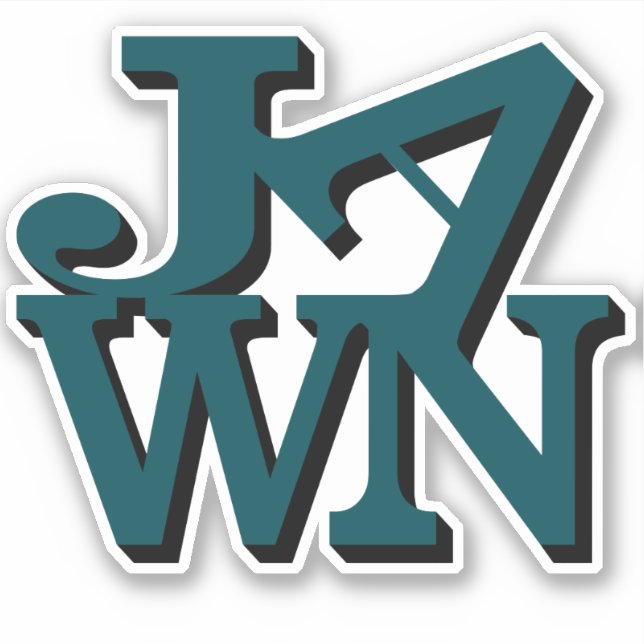 Midnight Green Jawn Sticker (Front)