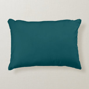 Midnight Green Solid Colour Decorative Cushion