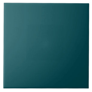 Midnight Green Solid Colour Tile
