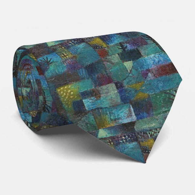 Midnight Grid Tie – Refined Abstract (Rolled)
