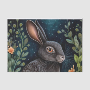 Midnight Hare Tissue Paper