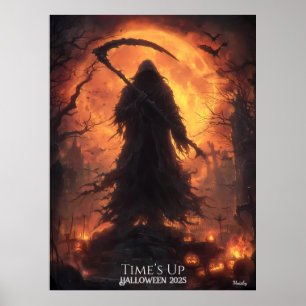 Midnight Harvester Halloween Poster