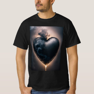 Midnight Heart Mens t-shirt