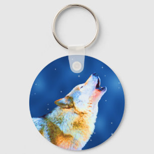 Midnight Howl Keychain