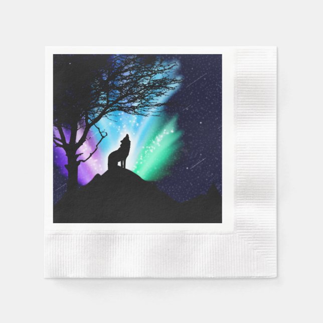 Midnight Howl Napkin (Front)