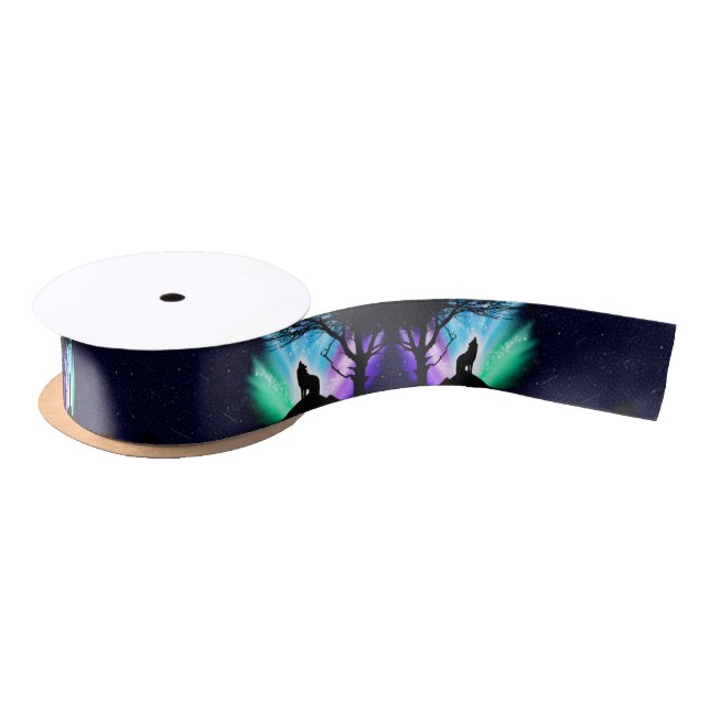 Midnight Howl Satin Ribbon (Spool)