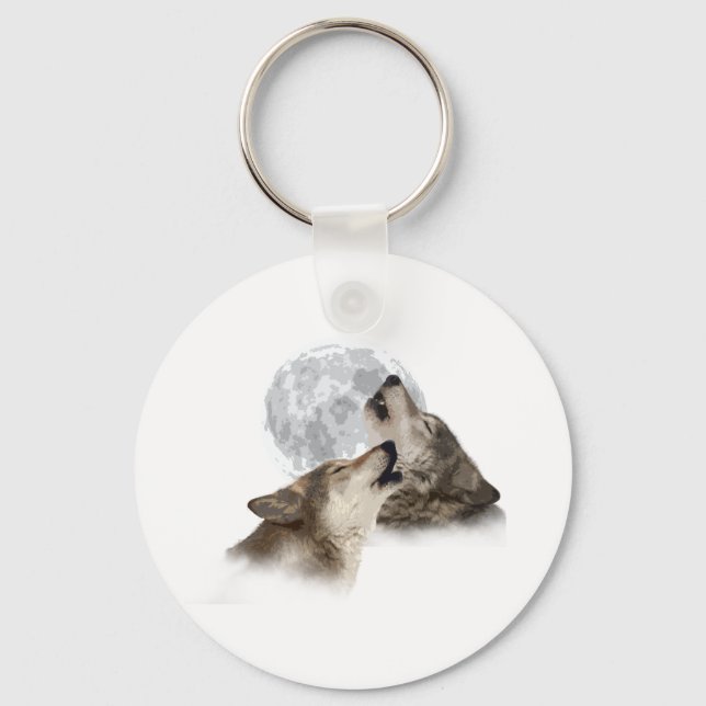 Midnight Howling Key Ring (Front)
