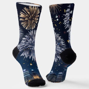 Midnight in the Sky Socks