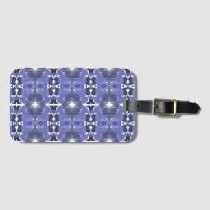 Midnight Indigo Kaleidoscope Luggage Tag