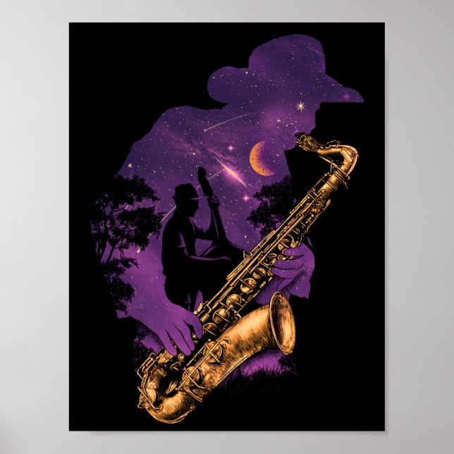 Midnight Jazz Poster (Front)