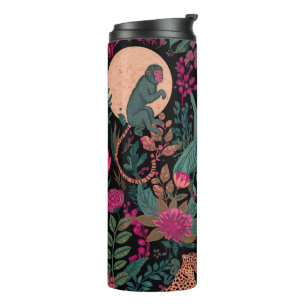 Midnight Jungle Moon Tumbler