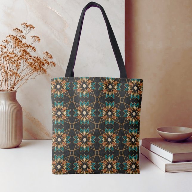 Midnight Kaleidoscope Tote Bag (Creator Uploaded)
