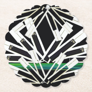 MIDNIGHT KEYS PAPER COASTER