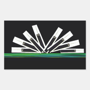 MIDNIGHT KEYS  RECTANGULAR STICKER