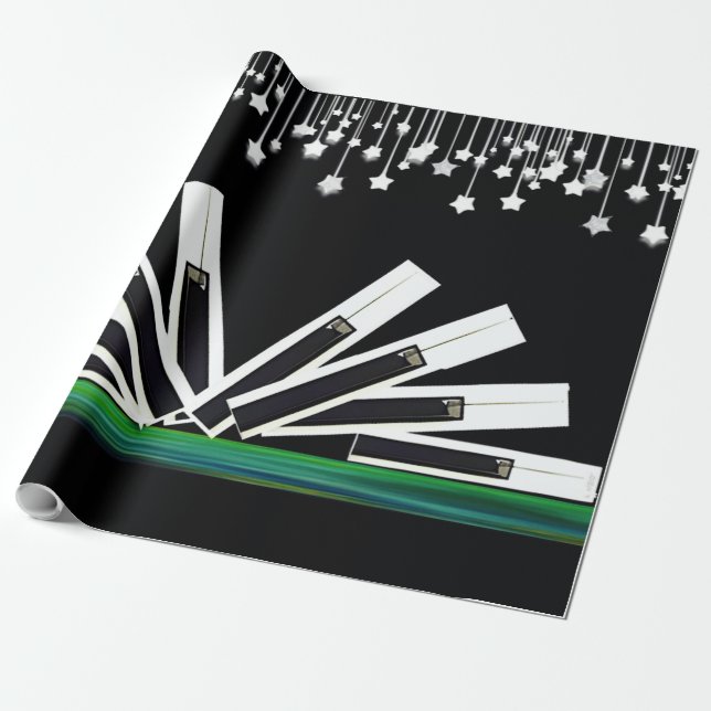 MIDNIGHT KEYS  WRAPPING PAPER (Unrolled)
