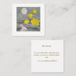 Midnight Kitty Adventure Enclosure Card