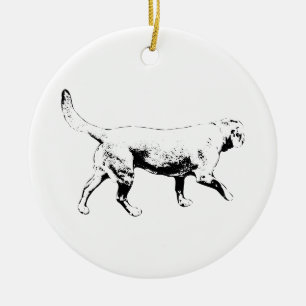 midnight lane lab walk ceramic tree decoration