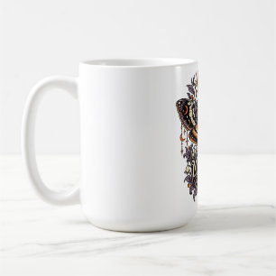 Midnight Magic Death Head Moth Coffee Mug
