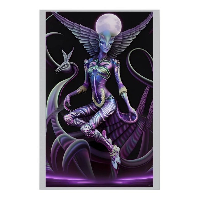 Midnight Magic of the Lunar Maiden Poster (Front)