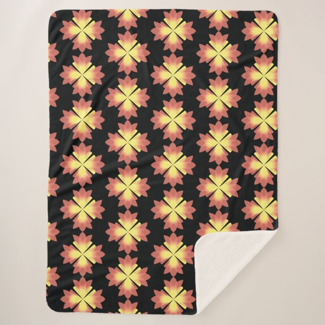 Midnight Magic Sherpa Blanket (Front)