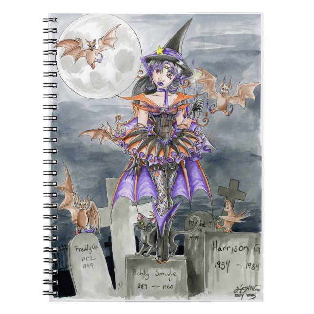 Midnight Magic Spiral Notebook (Front)