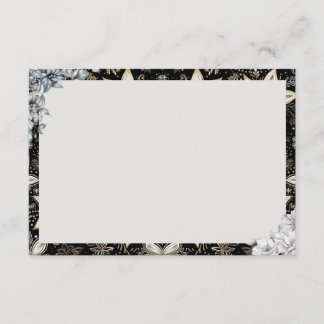 Midnight Majesty Blank Recipe Card