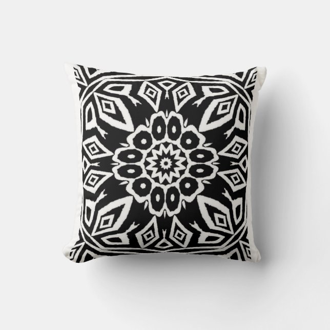 Midnight Mandala Cushion (Front)