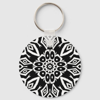 Midnight Mandala Key Ring
