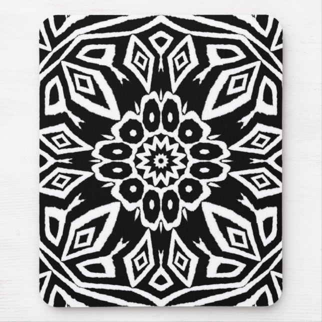 Midnight Mandala Mouse Pad (Front)