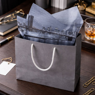 Midnight Manhattan Skyline  Tissue Paper