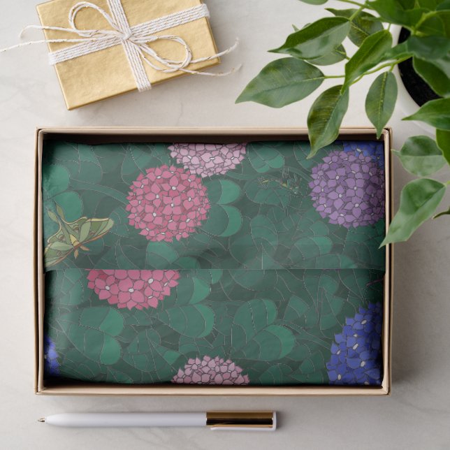 Midnight Mantis & Moon Moth Tissue Paper (Gift)