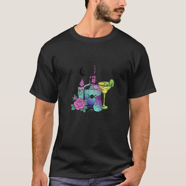 Midnight Margaritas, Magic Brew, Spellcaster, Funn T-Shirt (Front)