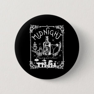 Midnight Margaritas Practical Magic Tee Halloween 6 Cm Round Badge