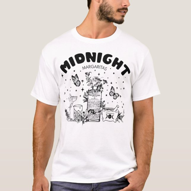 Midnight Margaritas Shirt, Witch T-Shirt (Front)